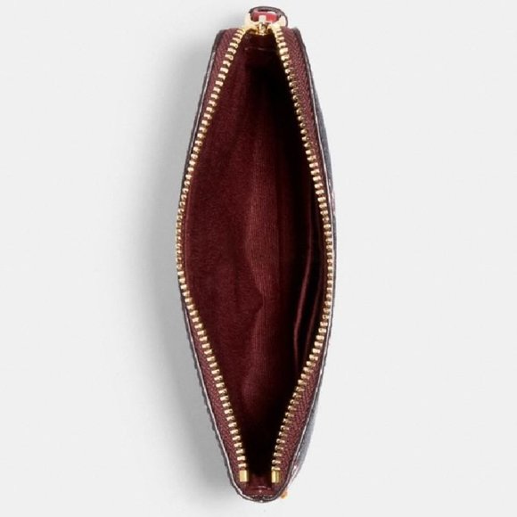 $78 *NEW* COACH Corner Zip Wristlet Stripes Star - Picture 6 of 10